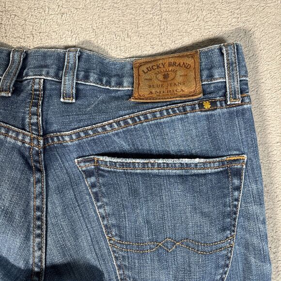 Lucky Brand Jeans Men’s Size 32x32 221 Original Straight Premium Italian Leather - Picture 16 of 16